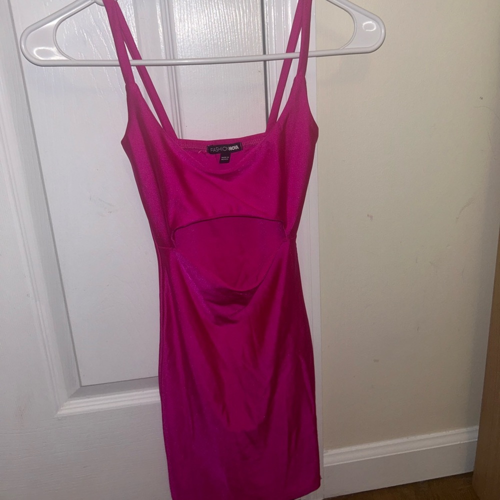 Fashion Nova bright pink short dress